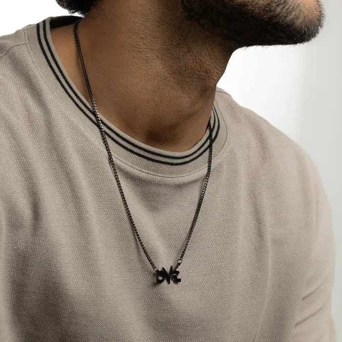 He is with you wherever you are' Verse Necklace | Men image 8