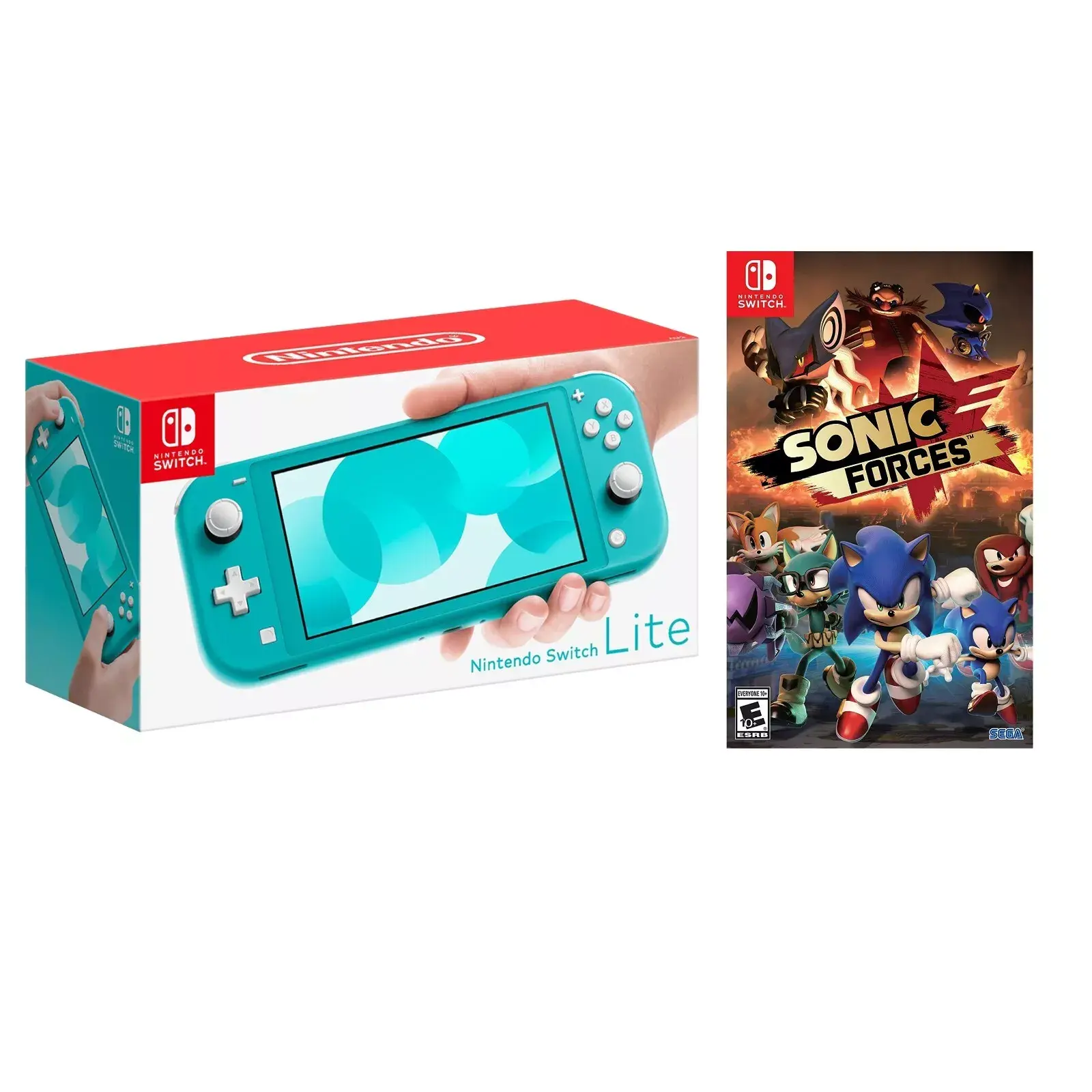 NEW Nintendo Switch Lite Handheld Console + FREE GAME SONIC FORCES - PICK COLOR image 1