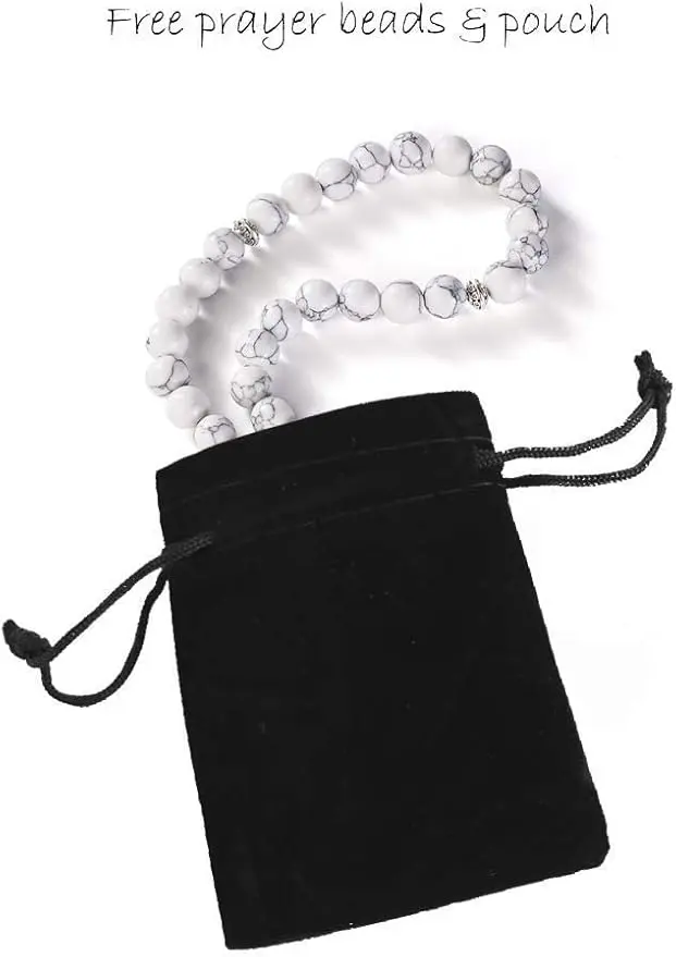 Electronic Prayer Mat - Smart Interactive Prayer Rug for Adults and Kids - Ideal for New Converts and Those Learning or Perfecting Their Prayer - Comes with Islamic Prayer Beads (Black) image 4