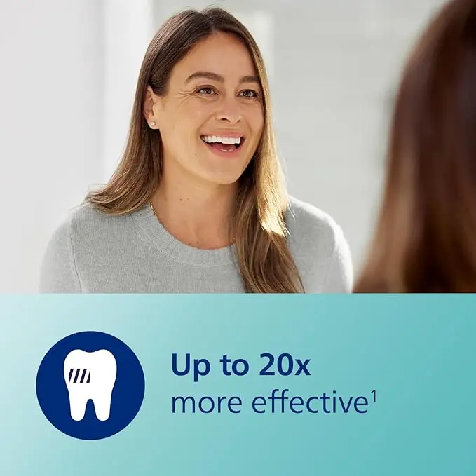 Philips Sonicare DiamondClean Smart 9500 Electric Toothbrush, Sonic Toothbrush with App, Pressure Sensor, Brush Head Detection, 5 Brushing Modes and 3 Intensity Levels, Black, Model HX9923/11 image 2