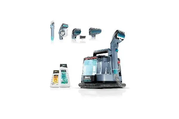 Shark StainStriker Portable Carpet Upholstery & Area Rug Cleaner, Bonus XL Tool & Full-Size Cleaning Solution, Stain & Odor Remover, Perfect for Car Interiors, 4 Cleaning Tools, Nordic Blue, PX202BRN image