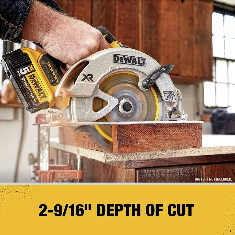 DEWALT 20V MAX Circular Saw Cordless with Brake, 7-1/4 Inch, Tool Only (DCS570B) image 5
