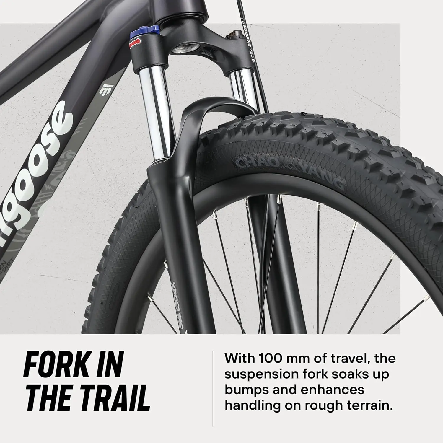 Mongoose Switchback Mountain Bike for Men and Women, 8 to 10-Speed Drivetrain with Trigger Shifters, 27.5 to 29-Inch Wheels, 15.5 to 17.5-Inch Frame image 3