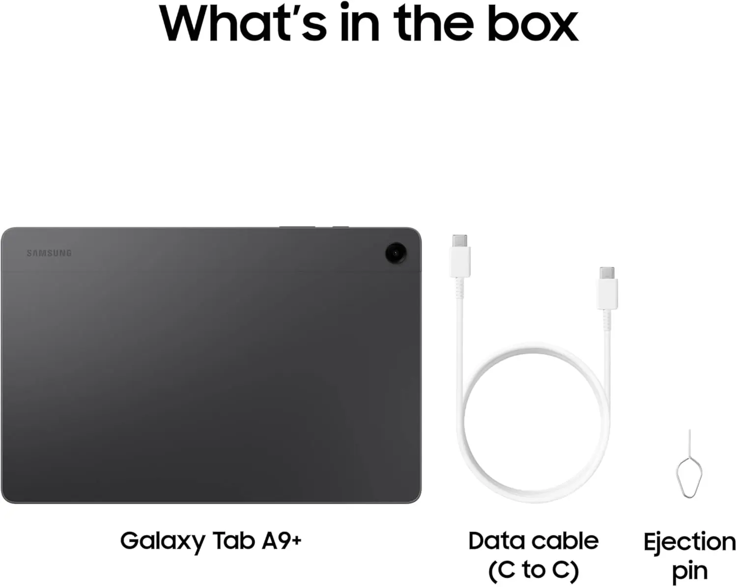 Samsung Galaxy Tab A9+ Tablet 11” 64GB Android Tablet, Big Screen, Quad Speakers, Upgraded Chipset, Multi Window Display, Slim, Light, Durable Design, US Version, 2024, Graphite image 10