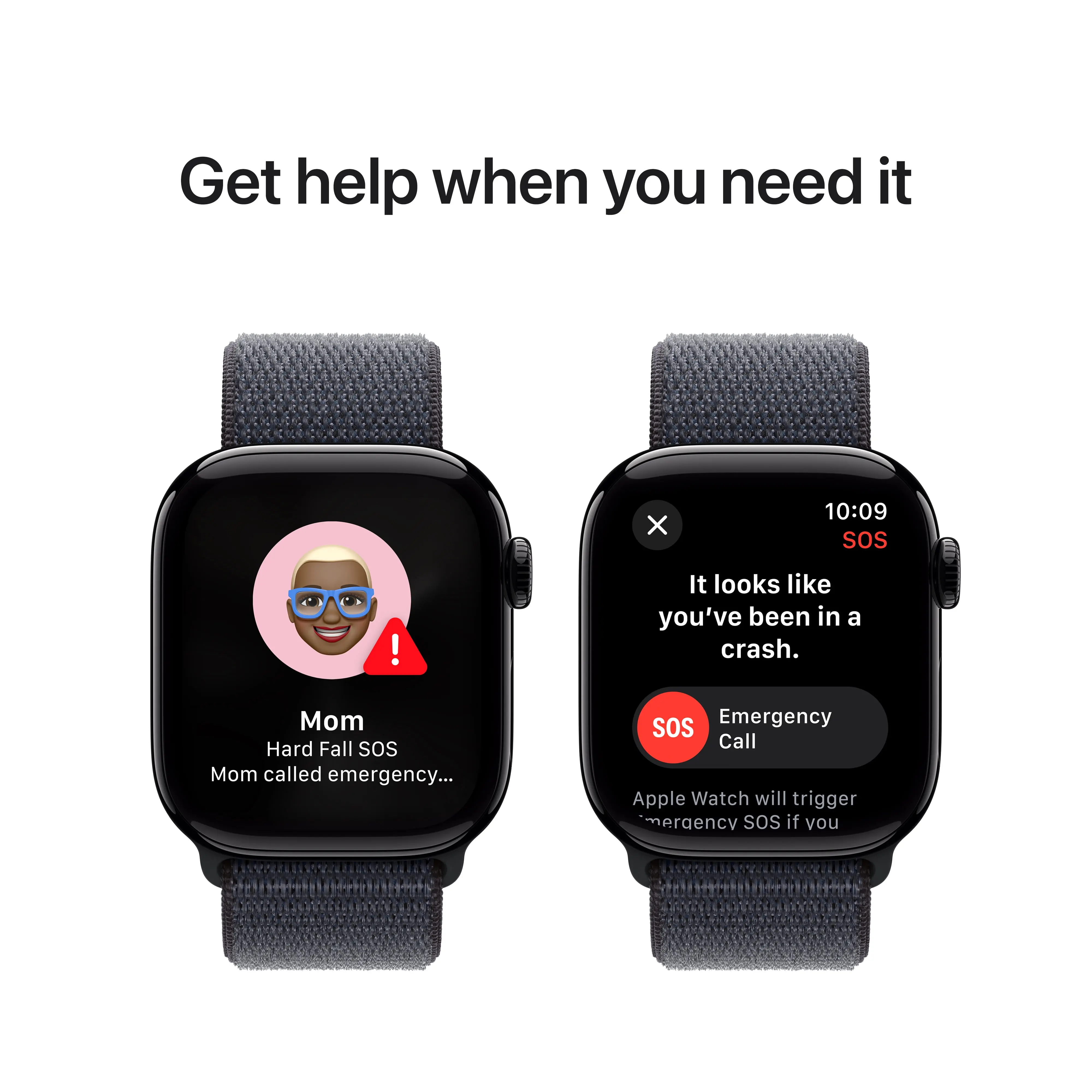 Apple Watch Series 10 GPS 46mm Jet Black Aluminum Case with Ink Sport Loop image 6