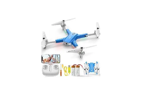 SYMA Drone with Camera for Adults Kids,1080P FPV Camera RC Quadcopter with Altitude Hold, One Key Start, 3D Flips, 2 Batteries Remote Control Helicopter Flying Toys Gifts for Boys Girls image