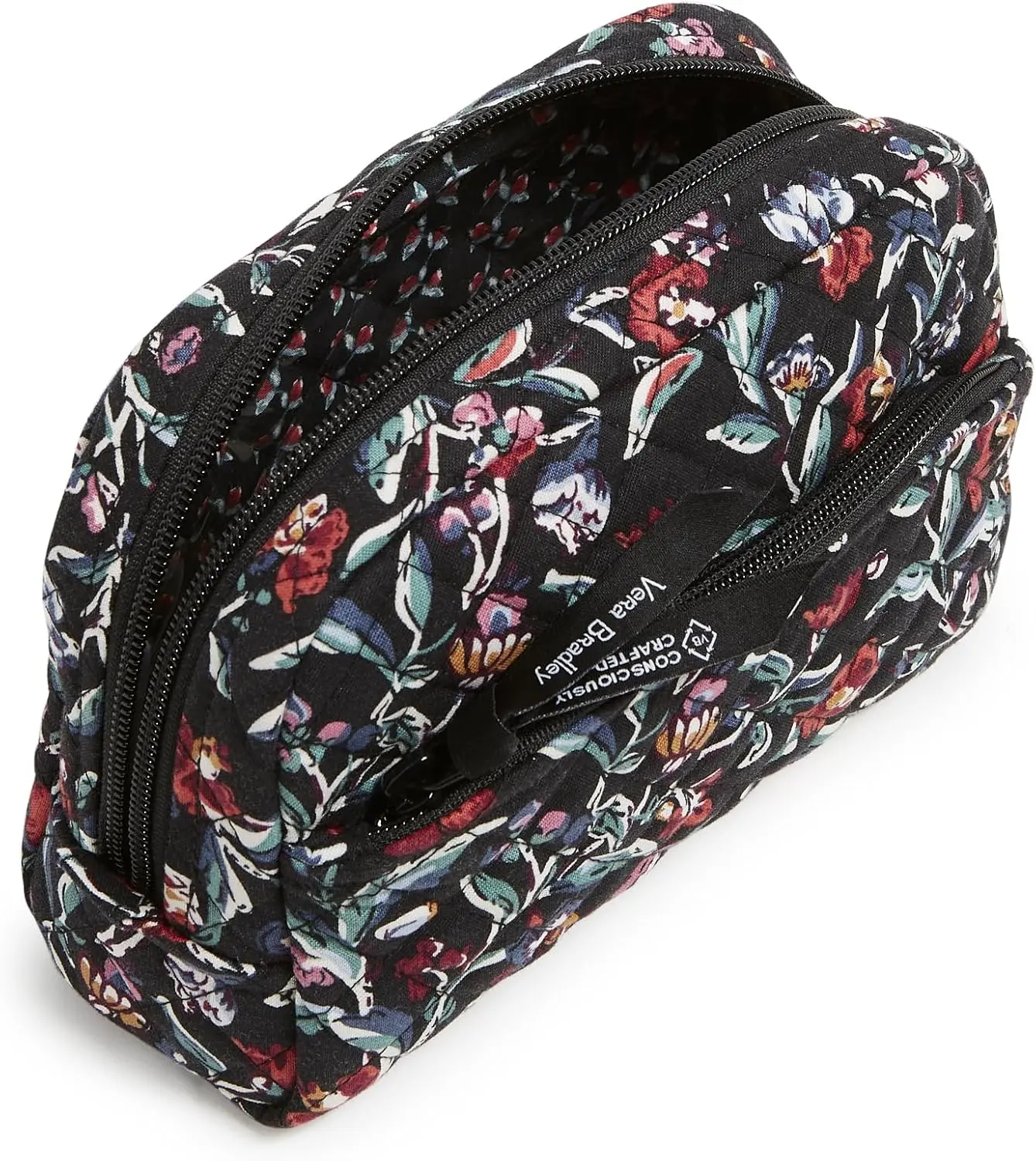 Vera Bradley Women's Cotton Medium Cosmetic Makeup Organizer Bag image 2