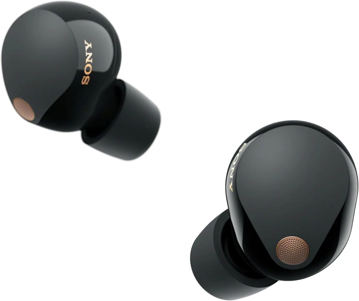 Sony WF-1000XM5 The Best Truly Wireless Bluetooth Noise Canceling Earbuds & in-Ear Headphones with Alexa Built-in, Black image 1
