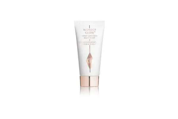 Charlotte Tilbury Wonderglow Face Primer - Soft-Focus, Illuminating Dewy Primer to Hydrate & Blur the Look of Imperfections, Fine Lines & Wrinkles - Infused with Hyaluronic Acid & Rosehip Oil (15ml) image