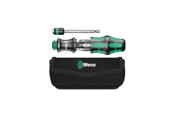 Wera - 5051025001 KK 26 7-In-1 Bitholding Screwdriver with Removable Bayonet Blade (SL/PH/SQ) Silver image