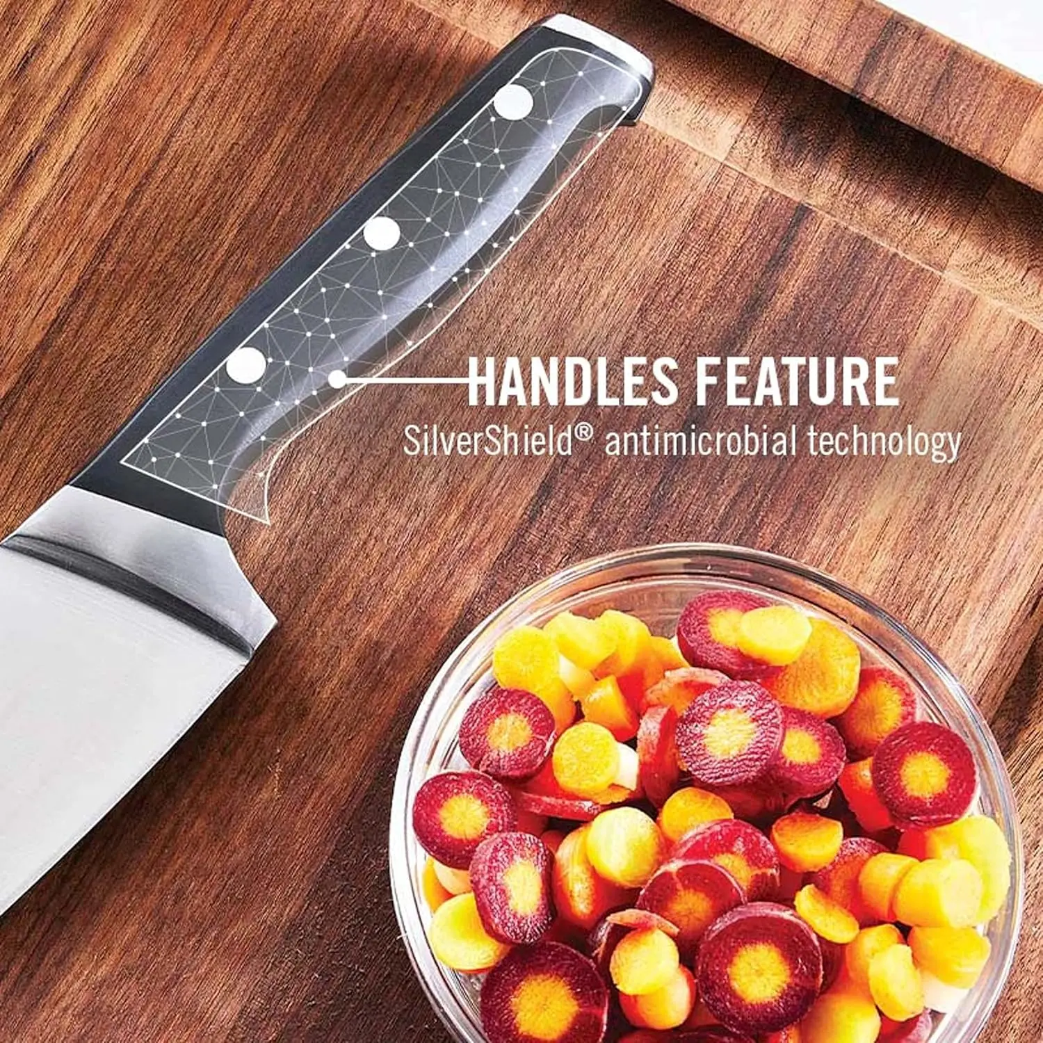 Calphalon Kitchen Knife Set with Self-Sharpening Block image 2