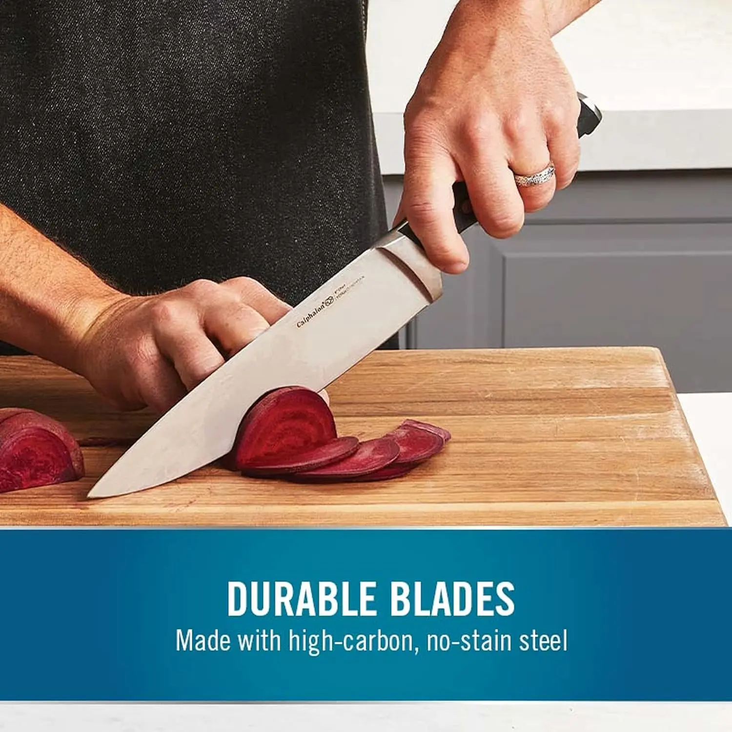 Calphalon Kitchen Knife Set with Self-Sharpening Block image 4