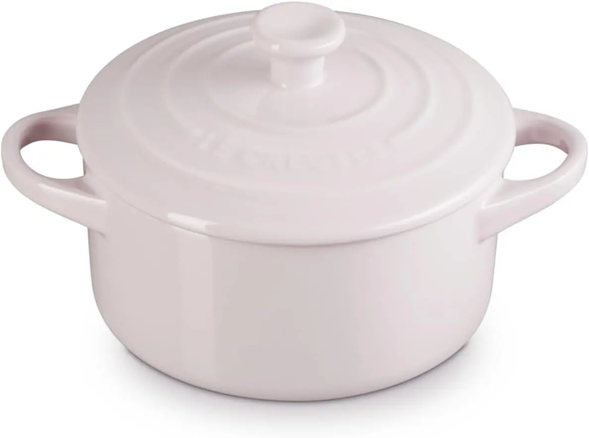 Le Creuset Stoneware Mini Round Cocotte, 24 oz., Shallot image 1