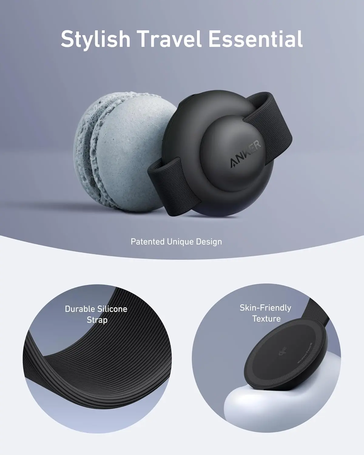 Anker MagSafe Compatible MagGo UFO 3-in-1 Charger, iPhone 17 Wireless Charging Station, 15W Qi2 Certified, Foldable Travel Charging Pad, for iPhone 17/16/15/14, AirPods, Apple Watch (Not a Power Bank) image 6