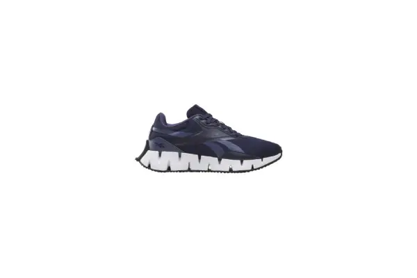 Reebok Women's Zig Dynamica STR Sneaker, Navy/Twilight Purple/Core Black, 5 image