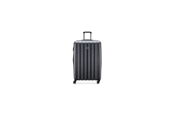 DELSEY PARIS Helium Aero Hardside Expandable Luggage with Spinner Wheels, Titanium, Checked-Large 28 Inch image