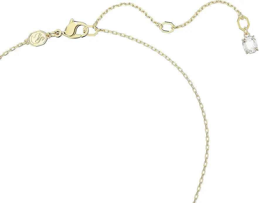 Swarovski Dextera Pendant Necklace with Interlocking Loop and Clear Crystals image 3