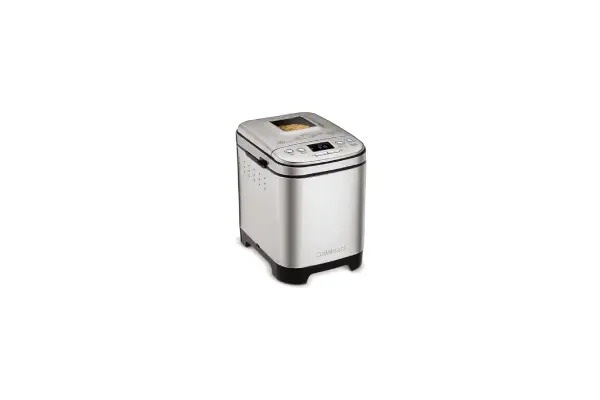 Cuisinart Bread Maker Machine, Stainless Steel Automatic Bread Machine with 12 Menu Options, 3 Loaf Sizes up to 2 Lb., 3 Crust Colors, Removable Nonstick Baking Pan & Kneading Paddle, CBK-110NAS image