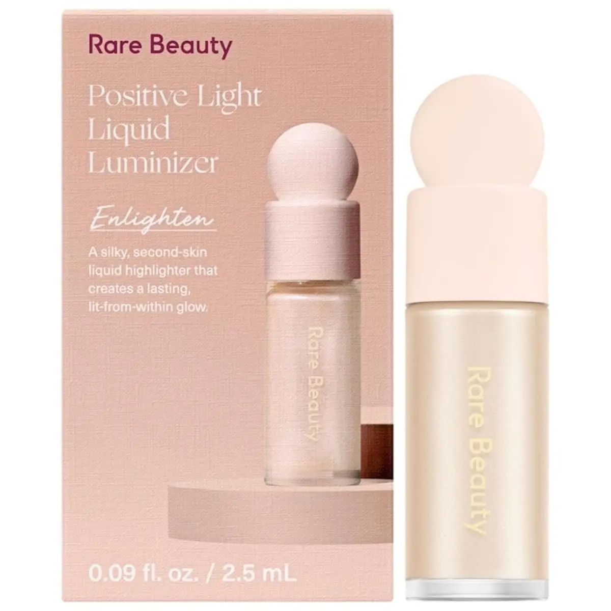 Rare Beauty by Selena Gomez Positive Light Liquid Luminizer Highlight - Enlighten - Champagne image 1