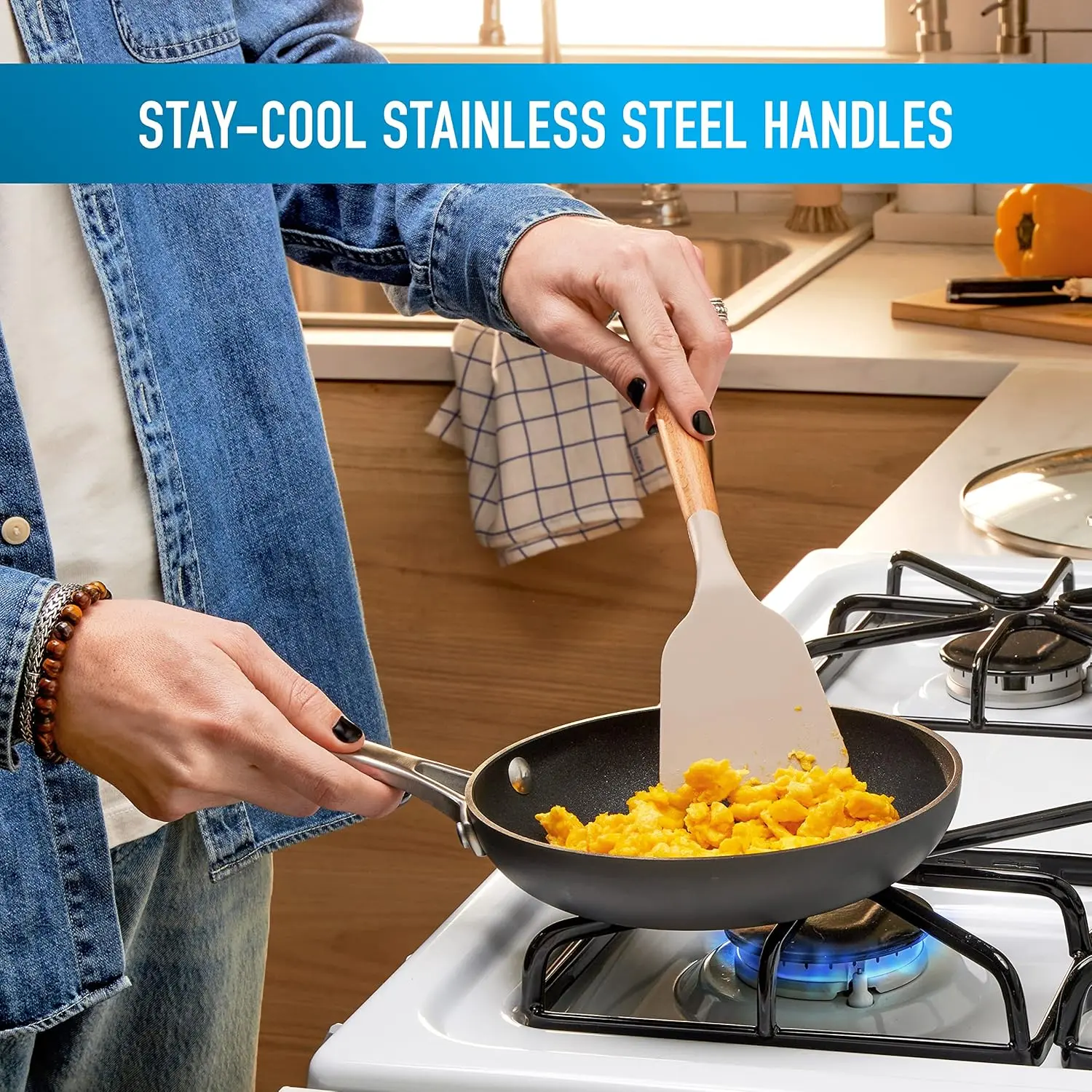 Calphalon Classic Hard-Anodized Nonstick Cookware Kitchen Essentials Set image 3