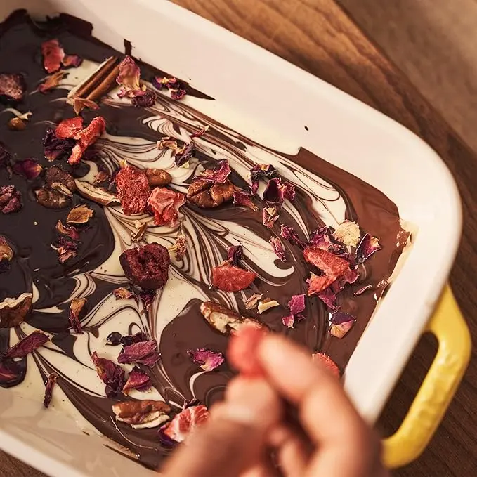 STAUB Ceramic 3-pc Rectangular Baking Dish Set - Citron image 4