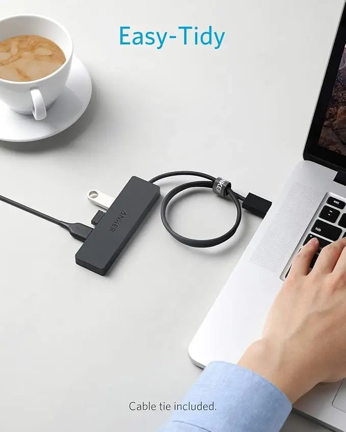 Anker USB Hub 4 Ports, Multiple USB 3.0 Hub, USB Splitter for Laptop, Extender for A Port Laptop, PC, Desktop and More [Charging Not Supported](2ft USB-A) image 6