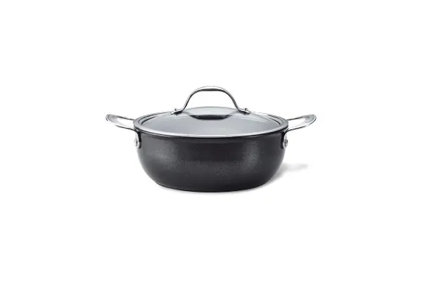 Anolon X Hybrid Nonstick Casserole Pan with Lid, Dark Gray image