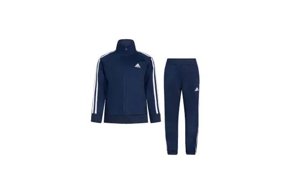 Adidas boys Tricot Tracksuit Jacket Jogger Pant Set image
