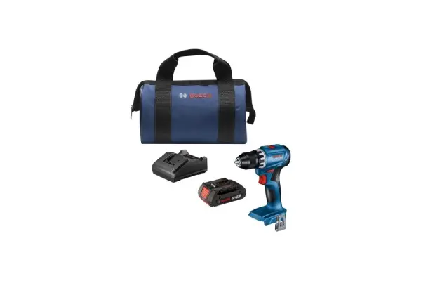 Bosch GSR18V-400B12 18V Compact Brushless 1/2 In. Drill/Driver Kit with (1) 2 Ah Standard Battery image