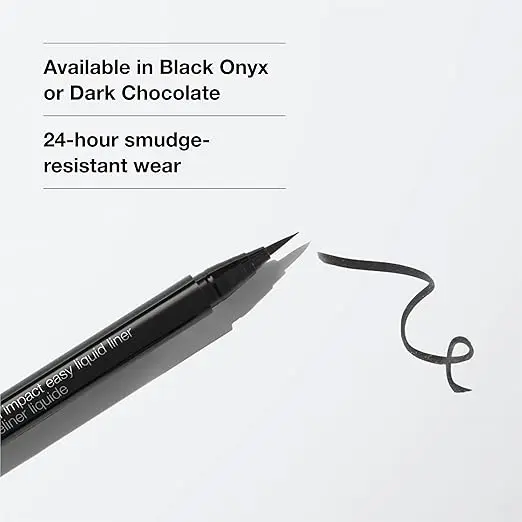 Clinique High Impact Easy Liquid Eyeliner | Waterproof, Long Lasting, Smudge Resistant + Safe For Sensitive Eyes image 4