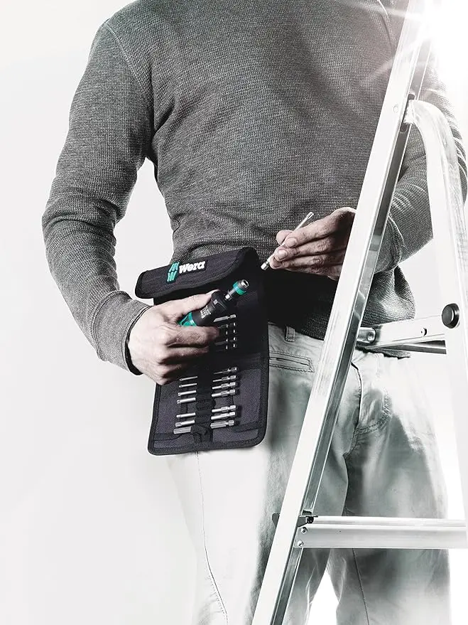 Wera - 5059297001 Kraftform Kompakt 62 Bitholding Screwdriver and Pouch Set, 33-Pieces image 2