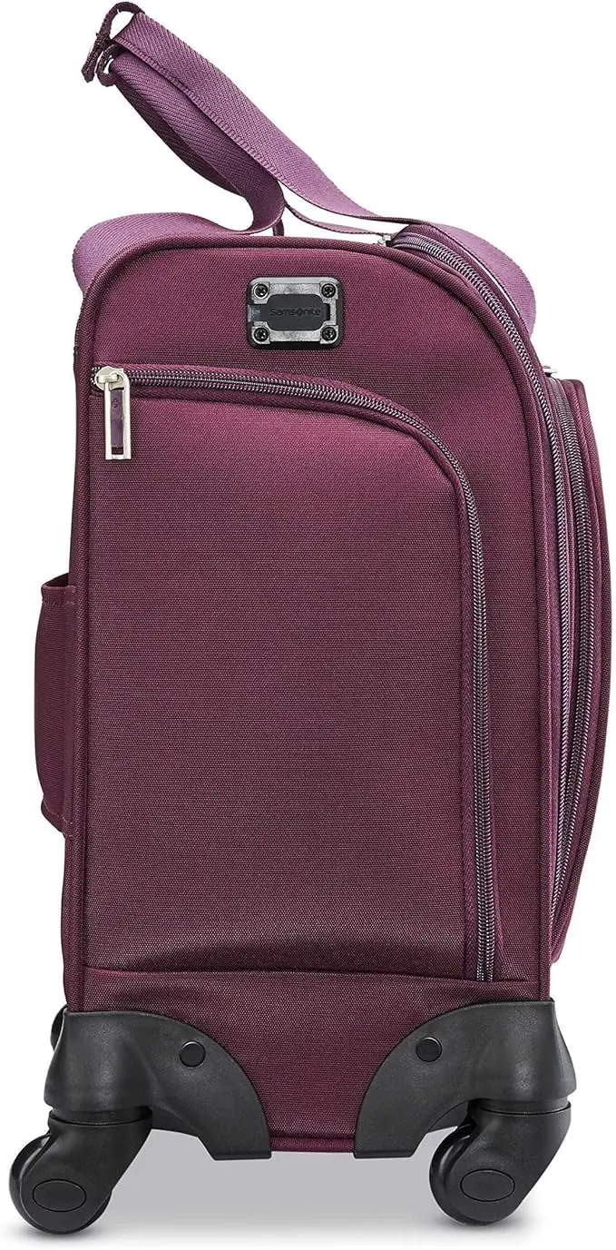 Samsonite Underseat Carry-On Spinner With USB Port, Purple, One Size image 2