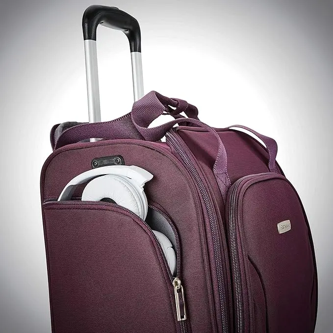 Samsonite Underseat Carry-On Spinner With USB Port, Purple, One Size image 5