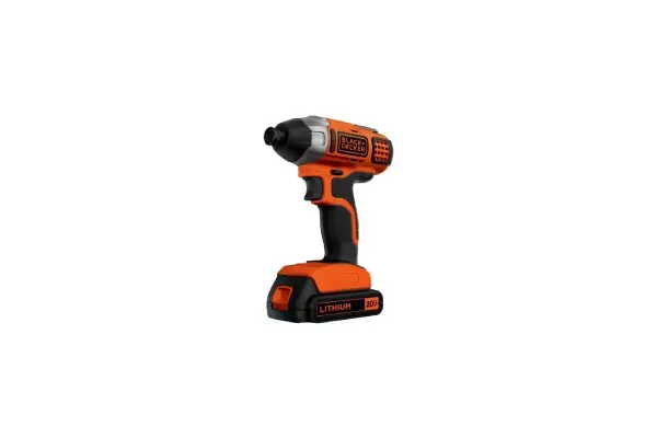 BLACK+DECKER 20V MAX* POWERCONNECT 1/4 in. Cordless Impact Driver Kit (BDCI20C) image