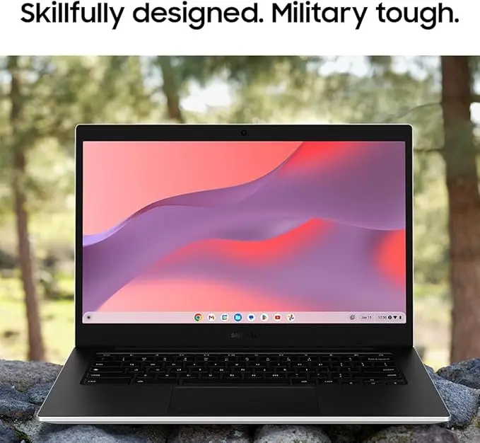 Samsung 14" Galaxy Chromebook Go Laptop PC Computer, Intel Celeron N4500 Processor, 4GB RAM, 64GB Storage, ChromeOS, XE340XDA-KA2US, Student Laptop, Silver image 4