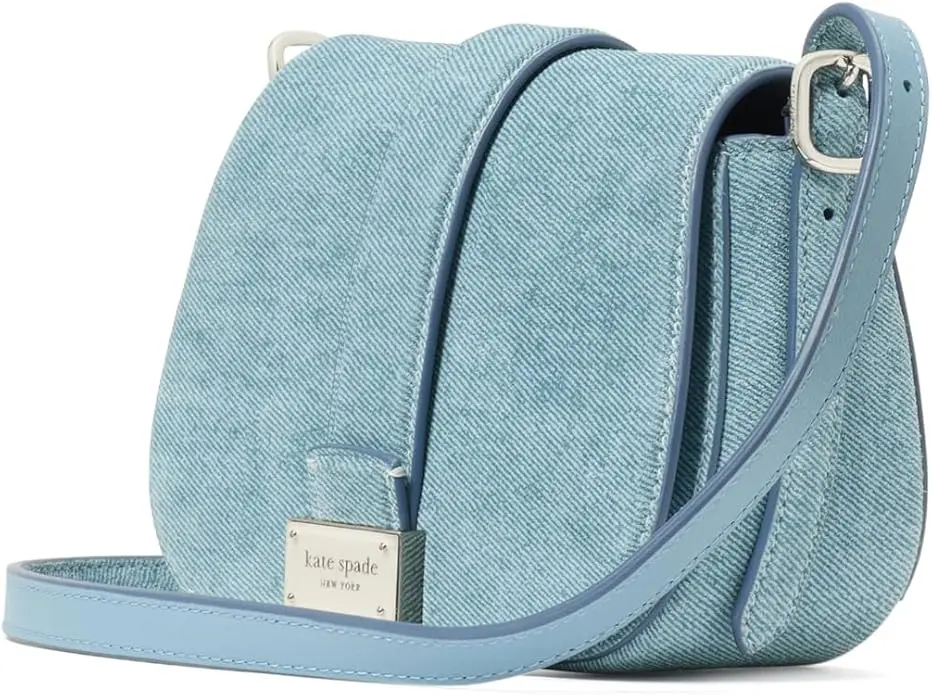 kate spade new york Womens Nouveau Textured Leather Mini Saddle Crossbody image 2