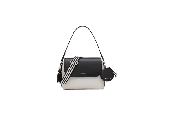 Calvin Klein womens Millie 2 in 1 Flap Shoulder Bag & Crossbody image