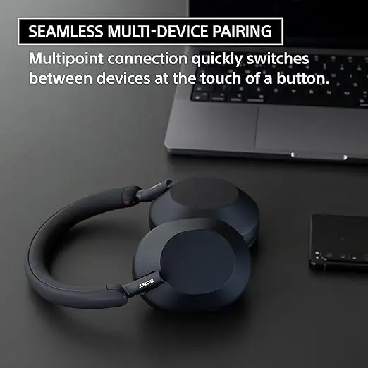 Sony WH-1000XM5 Premium Noise Canceling Headphones (Black) with Free WF-C700N Truly Wireless Noise Canceling Earbuds (Black) image 7