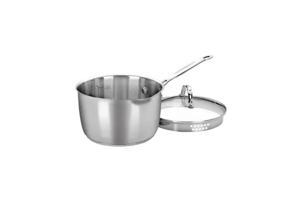 Cuisinart 7193-20P Chef's Classic Stainless 3-Quart Cook and Pour Saucepan with Cover image