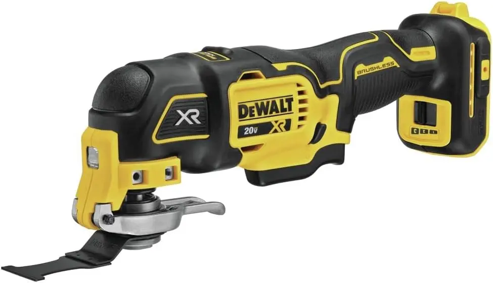 DEWALT 20V MAX XR Oscillating Tool Kit with Blades, 3 Speed Cordless Brushless Multitool, Up to 20,000 OPM, LED Light, Battery and Charger Included (DCS356C1) image 4